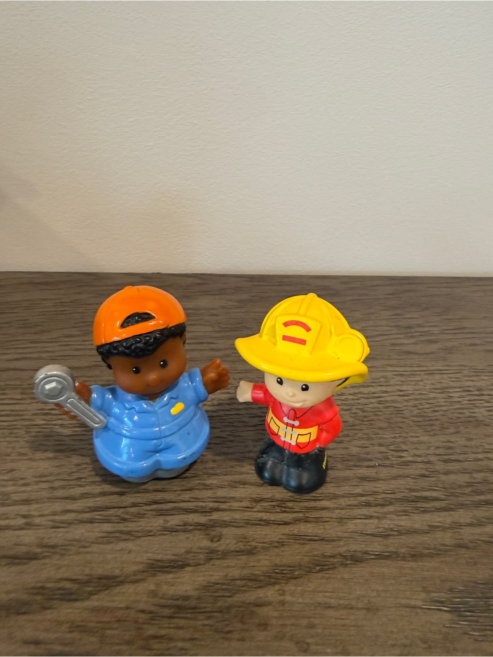 Little People Firefighter and Mechanic Toy Duo